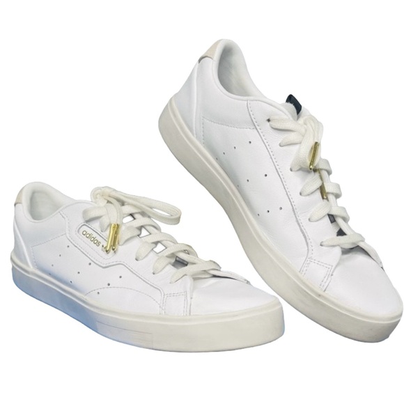 adidas Shoes - Adidas Sleek Women’s Sneakers White upper-leather Size 9